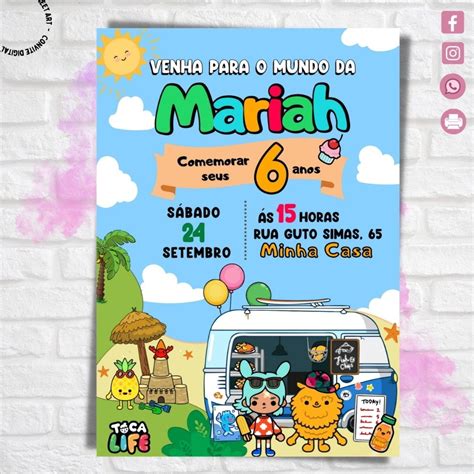 Convite Toca Life World