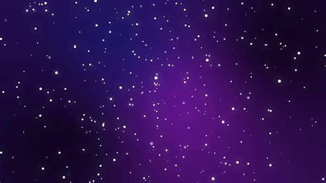Starry Night Sky Animation With Light Particles Flickering