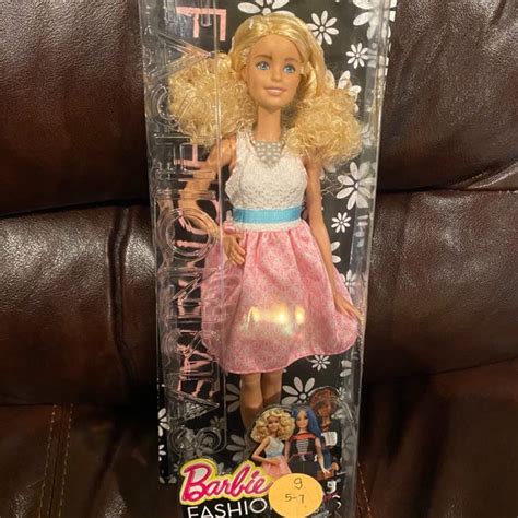 Mattel Toys Barbie Fashionistas Powder Pink Doll 4 Dgy57 Curly Blond 215 Beautiful Poshmark