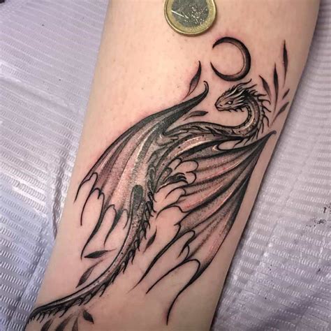 top 160 winged dragon tattoo