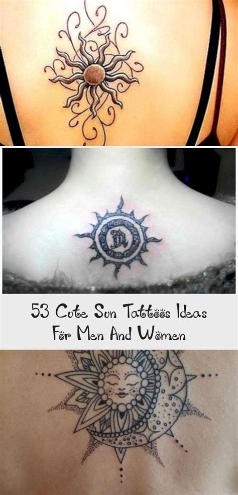 Cute Sun Tattoos Ideas For Men And Women Tattoos And Body Art In