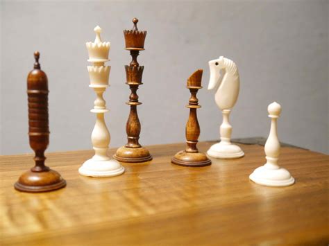 Antique Selenus Chess Set 18th Century Antique Chess Sets