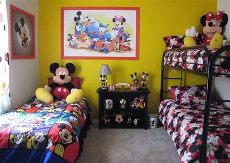 15 Mickey Mouse Inspired Bedrooms For Kids Mickey Mouse Bedroom Decor