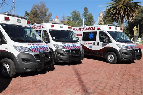 Tecámac Entrega Ambulancias En Día Del Bombero Hector Ledezma