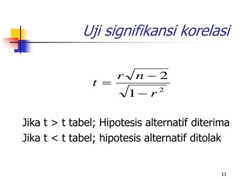 Rumus Uji Korelasi