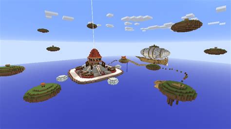 Server Spawn Islands Minecraft Map