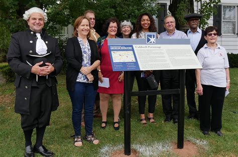 Crossroads Signage Unveiled at Caldwell Parsonage - Crossroads of the