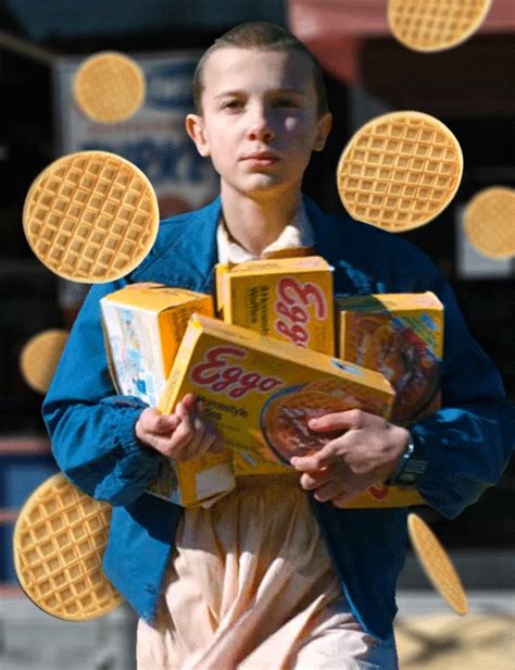 Lol Eleven Is The Waffle Queen Stranger Things Fotos Stranger Things Season Eleven Stranger