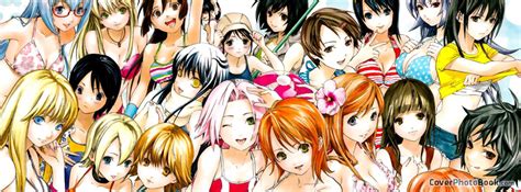 Anime Sexy Hot Girls Facebook Cover Characters