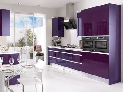 purple kitchen cabinets modern kitchen color schemes