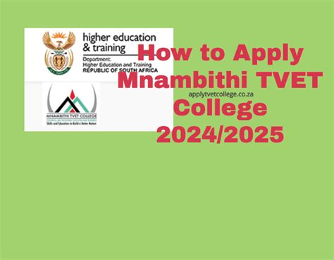 How To Apply Mnambithi Tvet College 20242025 Tvet Colleges