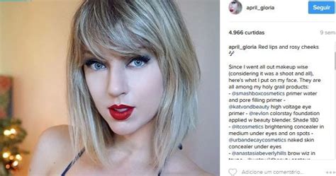 ego 7 fotos de april gloria a garota que é a cara de taylor swift notícias de famosos