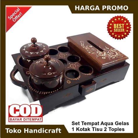 Harga bubble ball 1 lusin gelas minum kaca untuk kopi dalgona 12 pcs. Jual TH - Set 6 Tempat Aqua Air Mineral Gelas 2 Toples 1 ...