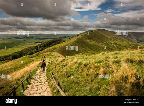 Mam Tor Iron Age Hill Fort In The Peak District National Park