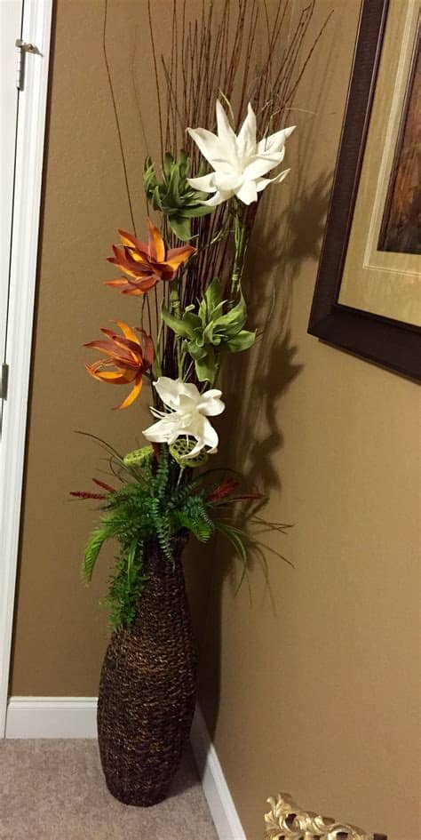 Artifical flowers home fragrances candles ornaments. Home decor | Floor vase decor, Flower vase arrangements ...