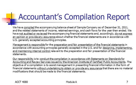 Aicpa Compilation Report Financial Statement Alayneabrahams