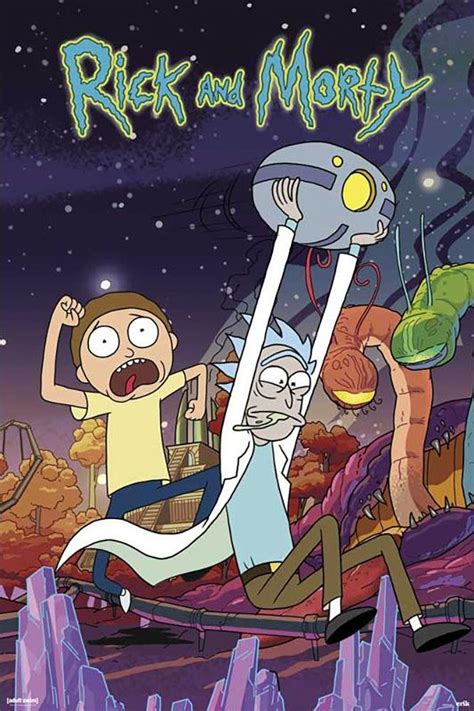Rick And Morty Planet Poster Trippystore