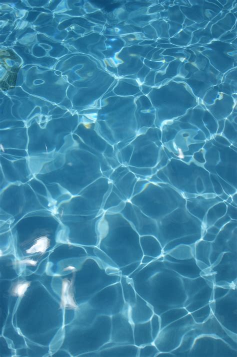 Clear Blue Sparkling Pool Of Water Water Background Water