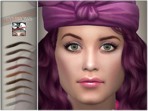 The Sims 4 Custom Content Eyebrows Bpoflo