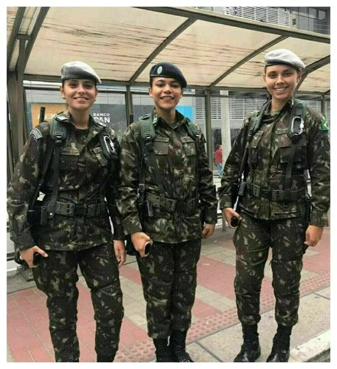 brazilian 🇧🇷female army soldiers exército brasileiro 🇧🇷 female army soldier army police hero