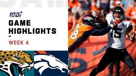 Jaguars Vs Broncos Week 4 Highlights Nfl 2019 Youtube