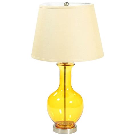 100% cotton while you're browsing our trendy selection of yellow lamp sets, use our filter options to discover all. Jaune Table Lamp | Table lamp, Lamp, Glass table lamp