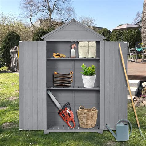 Buy Glorhome Outdoor Wood Lean To Storage Shed 58ft X 3ft Tool