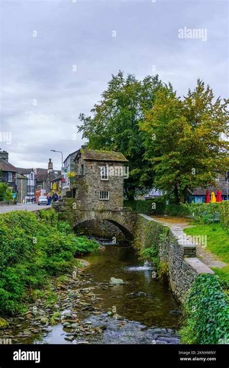 Ambleside Uk September 25 2022 View Of The Bridge House With