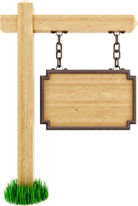 Download Wood Sign Png Wooden Sign Post Png Clipartkey