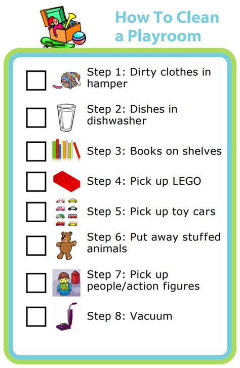 Cleaning Checklist Creator Unlimited Editing And Printing Cleaning