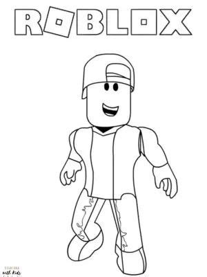 Roblox Coloring Pages - Coloring with Kids in 2021 | Roblox guy, Roblox