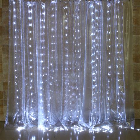 98ft X 98ft 300 Led Dc5v 6w Curtain Fairy Lights Usb String Hanging