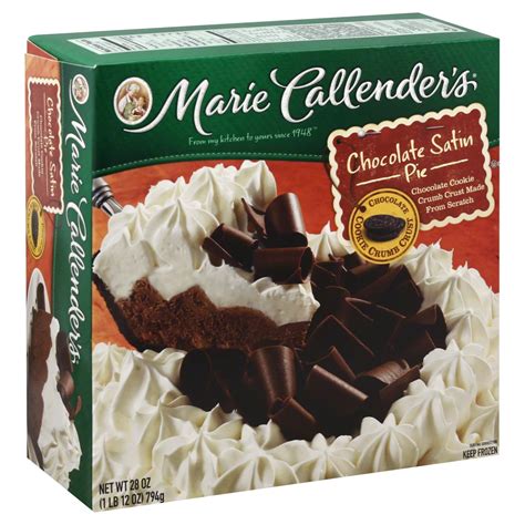 Marie Callenders Chocolate Satin Pie Shop Desserts And Pastries At H E B