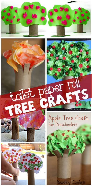 Toilet Paper Roll Tree Craft Ideas For Kids Crafty Morning