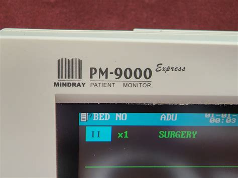 Mindray Pm 9000 Express Monitor Wco2 Nibp Spo2 And Ecg Medsold