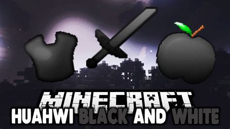 Minecraft Pvp Texture Pack Huahwi Black 8 White Edit