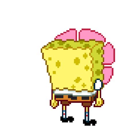 Bob Sponge Tumblr Pixel Art Pixel Animation Cute Gif My XXX Hot Girl