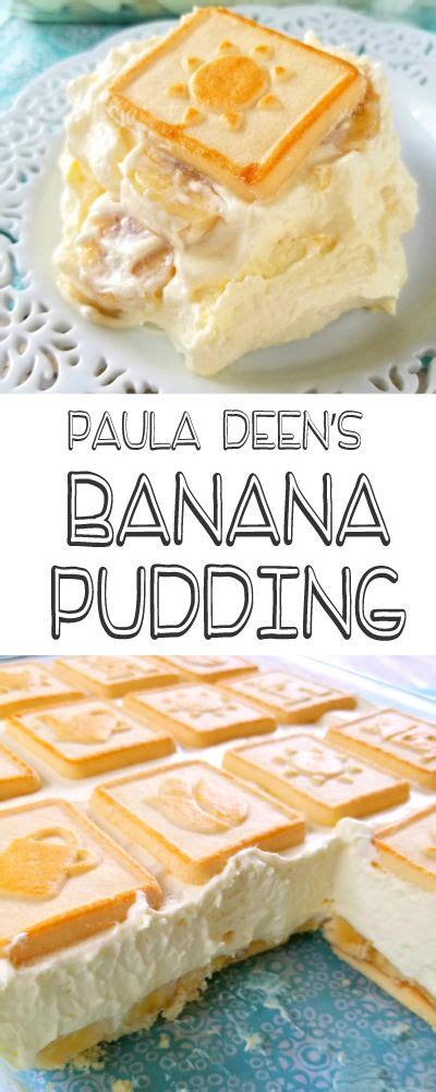 Paula Deens Banana Pudding Banana Pudding Recipes Using Cream