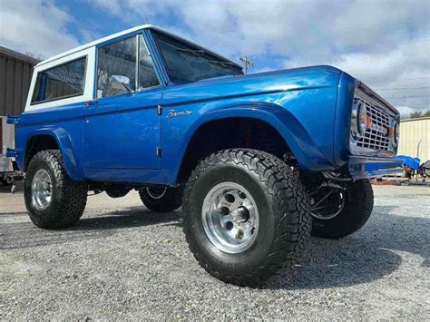 1974 Ford Bronco Blue 4wd Automatic Explorer Classic Ford Bronco 1974