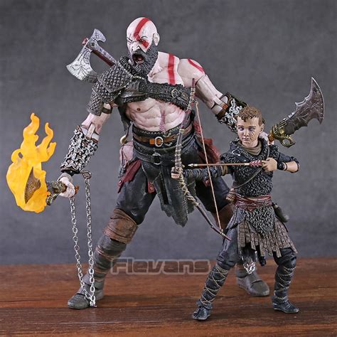 Neca God Of War 2018 Kratos And Atreus Ultimate Pvc Action Figure