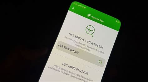 Hes uygulaması üzerinde hes kodu oluşturma ekranına geçiş yapılır. HES KODU AL! Süresiz HES kodu nedir? SMS ile HES kodu ...