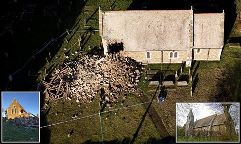 Church Tower Collapses To Reduce 150 Year Old Place Of Worship To