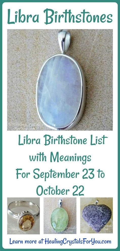 Libra Birthstone List Birthstones And Meanings 23rd Sept To 22nd Oct