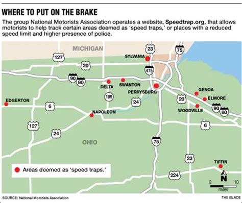 Drivers Beware Website Maps Speed Traps Across Northwest Ohio Nation Toledo Blade