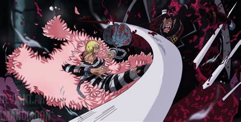 One Piece Doflamingo Magellan Escape Impel Down By Amanomoon On Deviantart