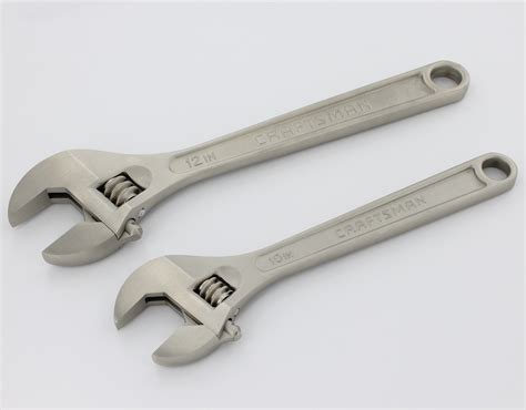 This is a revolutionary invention of adjustable wrench. Craftsman 2 pc. Adjustable Wrench Set