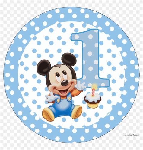 Mickey Mouse First Birthday Background