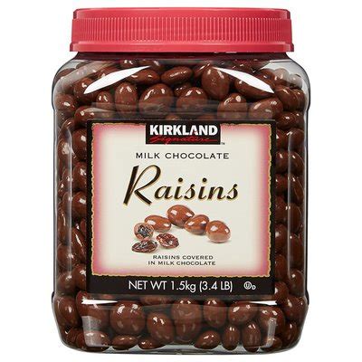 Kirkland Signature Chocolate Covered Raisins 54 Oz 54 Oz Instacart