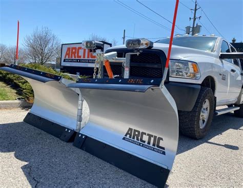 Heavy Duty Flared V Trip Edge Poly Blade Arctic Snowplows Chasse