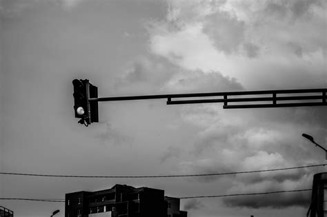 Free Photos Black And White City Clouds Lights Traffic Light Cloud